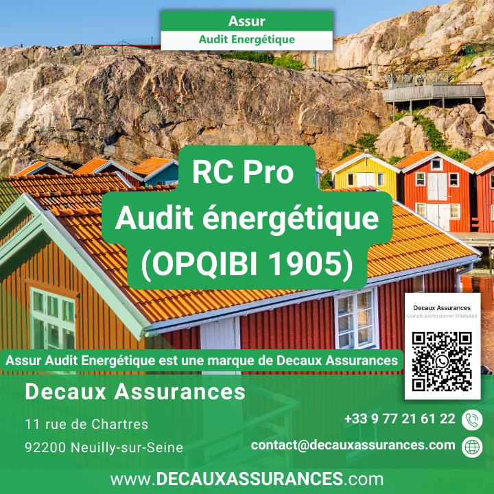Assur Audit Energétique - www.assur-audit-energetique.com - Decaux Assurances - RCP Assurance Audit énergétique - RCP - RCE - RCD - RCPro